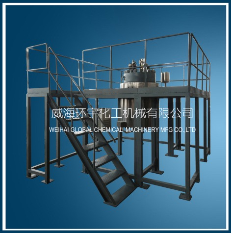 天津200L Hastelloy Reactor with Platform