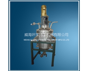 天津100L stainless steel with High boron glass reactor